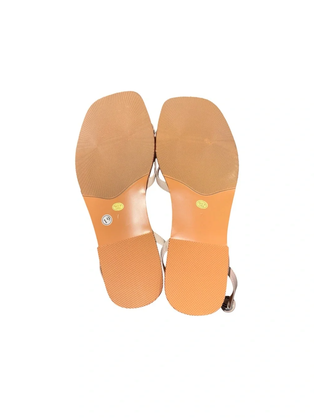 Unbranded Strappy Euro Summer Gladiator Flat Sandals In Ivory/Biege/Cream Size 7 - Picture 9 of 9